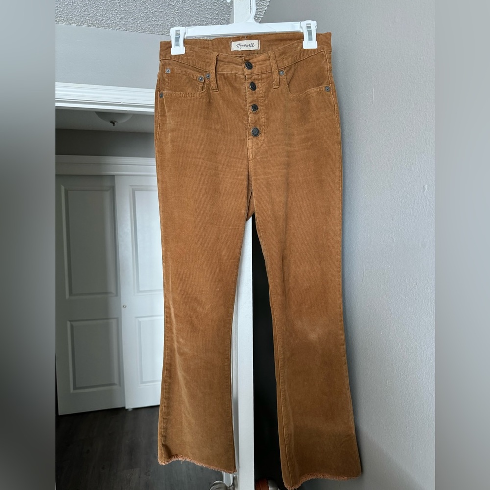 Madewell Cali Demi Boot Corduroy Pants